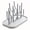 GRAY, variant on Baby Tree-shaped Milk Bottle Drain Rack, Dust-proof Milk Bottle Holder, Cup Drain Rack Easter Gift