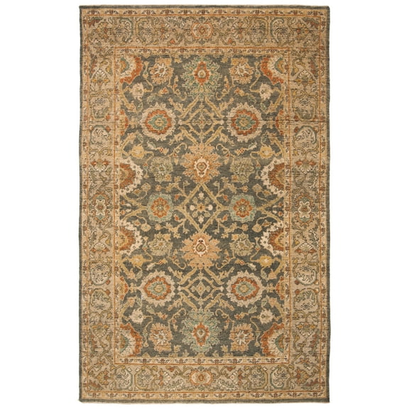 SAFAVIEH Sivas Paisley Oriental Area Rug, Grey/Beige, 6' x 9'