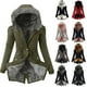 thumbnail image 4 of Abrigo Con Forro Para Damas Chaqueta Larga Gruesa Y Cálida de Invierno Para Mujer Abrigo Con Capucha Odeerbi ODB-6, 4 of 4