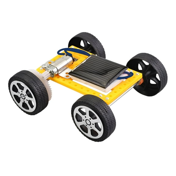 BESTSKY Micro Solar Car Kit - Make Your Own Solar Powered Car - Educational DIY STEM Science Activity