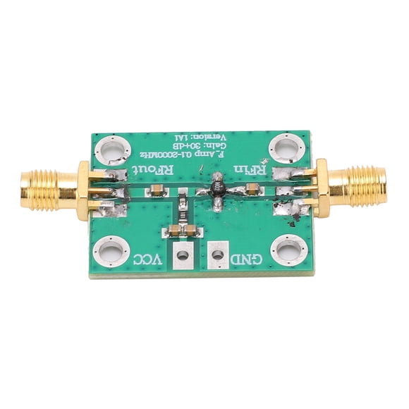 Módulo de placa LNA de amplificador de banda ancha de RF de 0,1 a 2000 MHz con ganancia de 30 dB y bajo nivel de ruido
