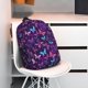 thumbnail image 3 of Disketp Bright Purple Butterflies Mochila Escolar de 15 Pulgadas, Mochila Ligera para Estudiantes, Viajes y Trabajo, Cómoda y Resistente para el Uso Diario, 3 of 6