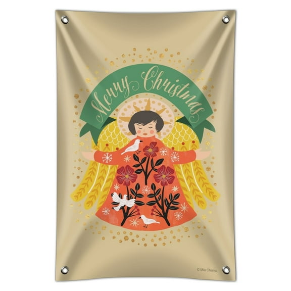 Merry Christmas Angel Home Business Office Sign