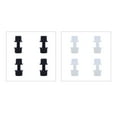 thumbnail image 5 of Set of 4 Motorcycle License Plate Bolts Nylon Screws Nylon License Plate Mounting for Long Lasting Use, 5 of 9