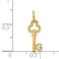 thumbnail image 2 of 14k Yellow Gold Dainty Letter G Initial Name Monogram Necklace Charm Pendant, 2 of 6