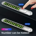 thumbnail image 2 of Soumake Temporary Parking Number Plate Phone Number Card Glowing Sign with Number Magnetic Stickers Easy Installation Phone Number Plate for Car Park, 2 of 8