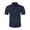 Navy, variant on Antinious Men Solid Ice Silk Texture Collar Short Sleeve Breathable Work T-Shirts