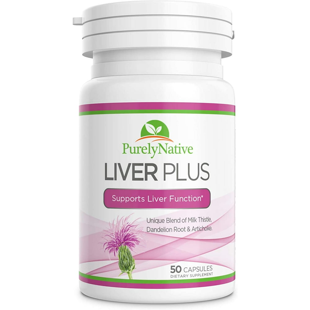 Liver Plus Milk Thistle Liver Cleanse & Support Supplement 300mg Silymarin Dandelion Root