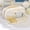 Beige-BG-clearacne, variant on Dyegold Double Layer Canvas Pencil Case with Transparent Window for Easy Content Viewing and Large Capacity Stationery Storage for Office and Home
