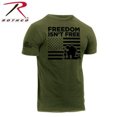 thumbnail image 2 of Rothco "Freedom Isn't Free" T-Shirt - Olive Drab, 2 of 5