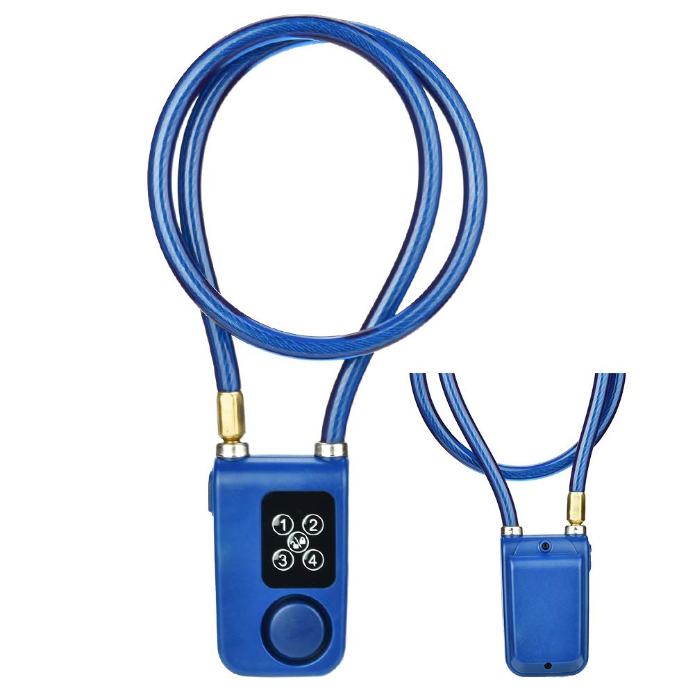 AOJA Waterproof Anti-theft Bluetooth-compatible Smart Password Lock Bike Door Alarm Padlock