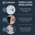 thumbnail image 3 of Cabana Filters 16 x 20 x 1 HVAC Furnace AC Air Filter Replacement, MERV 5, 6 Pack, 3 of 7
