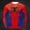 Deep Red, variant on Halloween Spider Cosplay Costume Long Sleeve T-Shirts Crewneck Graphic Pullover Gym Shirt Black M