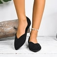 thumbnail image 6 of Viluyesy Womens Ballet Flats, Comfortable Pointed Toe Lightweight Casual Shallow Slip On Flats Black US6.5, 6 of 8