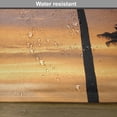 thumbnail image 6 of Ambesonne Tropical Place Mats Set of 4, Exotic Coconut Dreamy, Standard Size, Yellow Black, 6 of 6