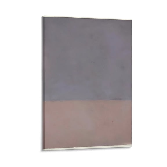Untitled (Gray And Mauve) by Marks Rothko Painting Poster Canvas Art Poster and Wall Art Picture Print Modern Family bedroom Decor Posters 12x18inch(30x45cm)
