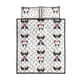 thumbnail image 5 of Cute Boston Terrier Pokka Dot Pattern Juego de Cama Edredón, 5 of 5