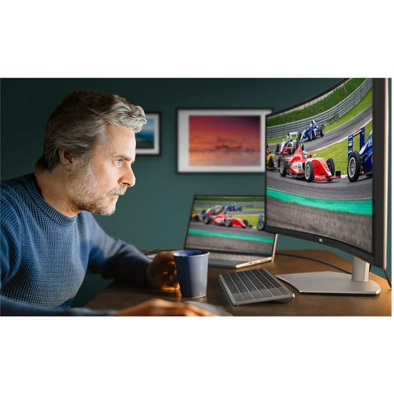 B*i様 DELL 湾曲モニター S3422DW 本体 Dell 34 Inch Ultrawide WQHD Curved Computer Monitor - S3422DW