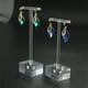 thumbnail image 3 of Wosthever Soporte de exhibición de joyería acrílico dormitorio escritorio collar brazalete pendientes gargantilla T Bar soporte escaparate Almacenamiento y organización del hogar, 3 of 6