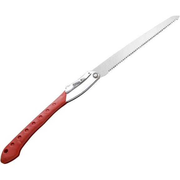 Folding Pruning Saw, 14.2 Inch Hand Saw with Straight Blade