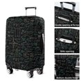 thumbnail image 5 of Math Equations 3D Shapes Black Pattern Luggage Cover Fashion Suitcase Cover Baggage Covers Fit 25-28 Inch Luggage (Go Travel), 5 of 5