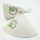 thumbnail image 4 of 3x Gorro de Lana para Sauna Baño Casa Protección para La Cabeza Bordado Unisex, 4 of 8