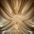 thumbnail image 6 of Efavormart 5ftx32ft Premium Natural Chiffon Curtain Panel, Backdrop Ceiling Drapery With Rod Pocket, 6 of 10