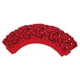 thumbnail image 5 of 50pcs Papel Envoltura de Magdalena Filigrana para Cumpleaños Boda Bienvenida Roja Rojo metalizado Colco Envolturas para Magdalenas, 5 of 8