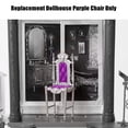 thumbnail image 4 of Replacement Parts for Ever After High 2 in 1 Castle/High School Playset - DLB40 ~ Replacement Purple Dollhouse Chair, 4 of 6