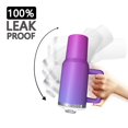 thumbnail image 3 of 40oz Tumbler with Handle and Straw, Vacuum Insulated Stainless Steel Travel Mug, Fits Car Cup Holder, Gradient Print, 3 of 6