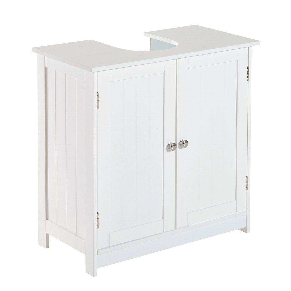 24” Pedestal Sink Bathroom Vanity White