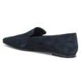 thumbnail image 4 of YDN Women Comfortable Almond Closed Toe Loafers Flats Heels Slip On Pumps Office Ladies Fashion Dressy Soft Shoes Size 6 Navy-suede, 4 of 4
