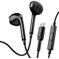 thumbnail image 2 of NSKBBM-Zenith USB C Headphones for iPhone 17 16 15 Pro Max Plus Air iPad Pro Air, 5 Years Warranty, USB-C Earbuds for Samsung Galaxy S24 S23 Ultra S22 S21 S20 A55 A54 A53, USB Type C Earphones - Blac, 2 of 4