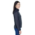 thumbnail image 4 of Devon & Jones Ladies' Newbury Colorblock MÃ©lange Fleece Full-Zip - DG796W, 4 of 4