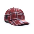 thumbnail image 3 of Barcelona - Mogul Premium Plaid Adjustable Hat (Fan Ink), 3 of 4