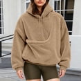 thumbnail image 5 of Dresfit Womens Hoodie with Dog Pouch Hooded Drawstring Cat Hoodie with Pouch Long Sleebe Oversized Warm Pullover with Stuffed Animal Holder XL, 5 of 7