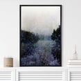 thumbnail image 2 of IDEA4WALL Framed Canvas Print Wall Art Misty Forest Atmospheric Illustrations Pastel Nature Floral Field Landscape Modern Digital Art Bohemian Abstract Artwork for Home Decor - Black 16"x24", 2 of 5