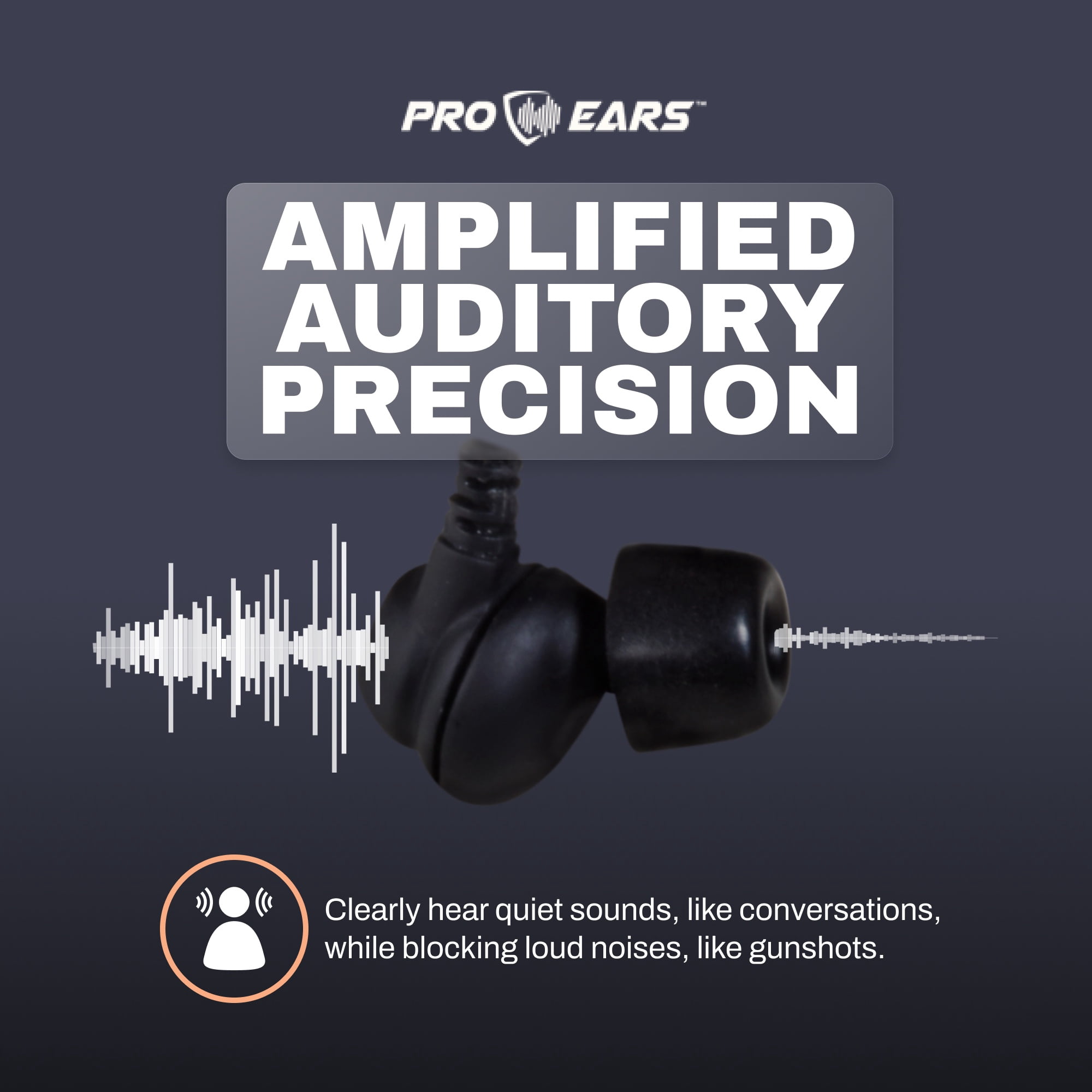 Pro Ears Stealth Bluetooth 28 Htbt Hearing Amplifiers, Black, One Size