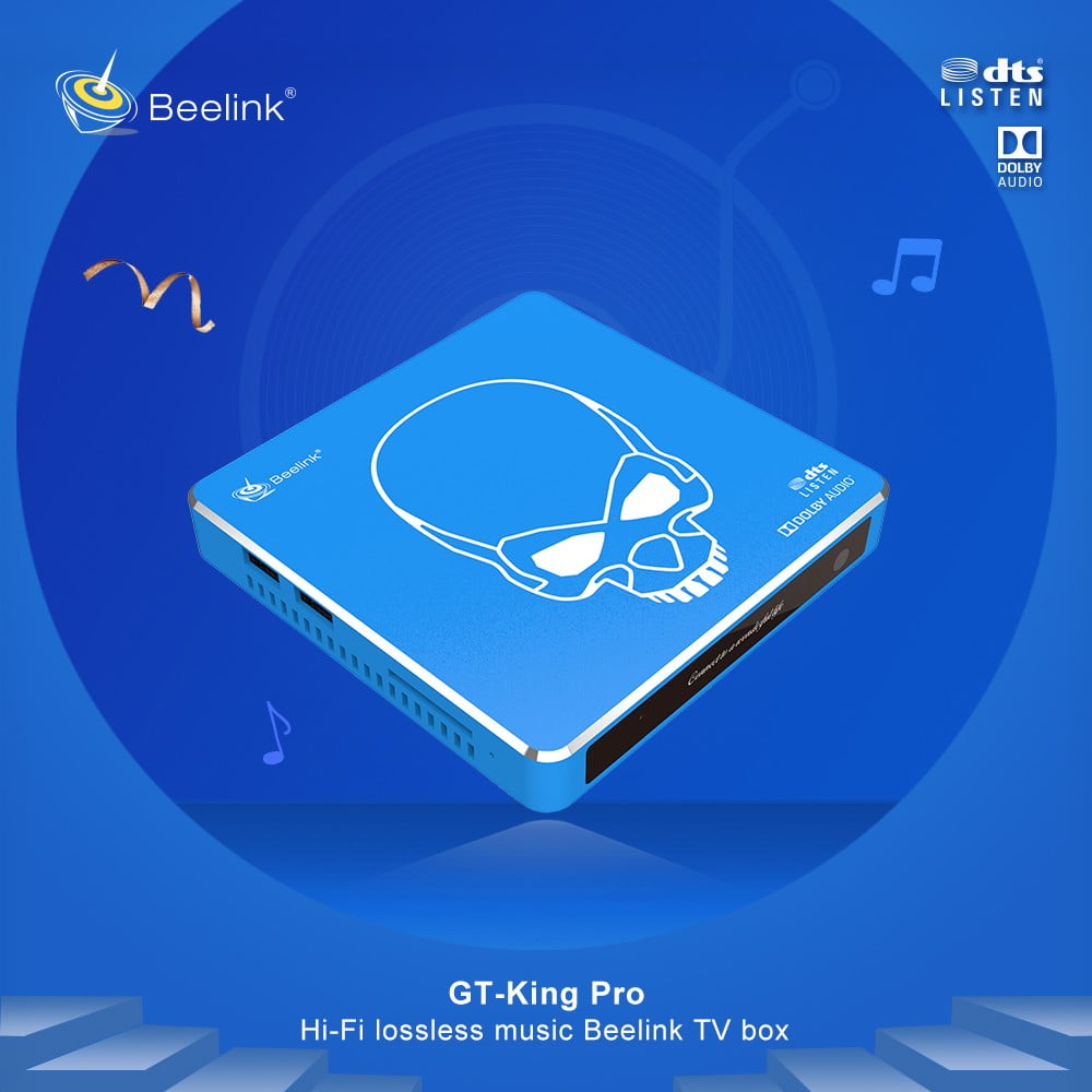 Tv Box Beelink Gt King Pro Smart Tv Box With Dual Wifi Voice Remote Control 4gb 64gb Amlogic S922x H 4k Hi Fi Dts Listen Dolby Audio Media Streaming Device Walmart Com Walmart Com