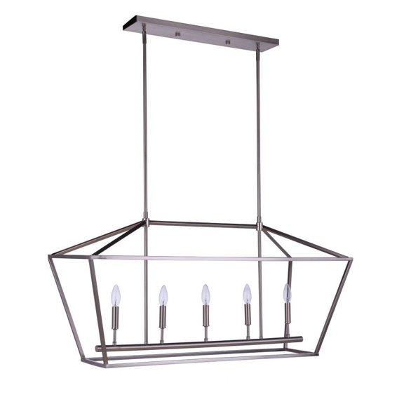 Craftmade Lighting - Flynt II - 5 Light Island In Transitional Style-19 Inches