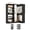 Black, variant on Homieasy Heavy Duty Closet System Set of 2, Corner Closet Organizer with Shoe Rack Tower and 2 Hanging Rods, 1200 lbs Capacity, for Bedroom, Closet, White Oak