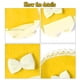 thumbnail image 3 of 2 piezas de ropa linda para mascotas pequeñas, ropa para hámster, disfraz de hámster con lazo, amarillo, L, 3 of 5