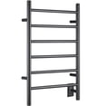 thumbnail image 2 of Ancona Comfort 6 Wall Mount Plug-In and Hardwire Towel Warmer in Matte Black, 2 of 7