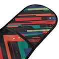 thumbnail image 4 of Yayeee Double Oven Mitt Kitchen Heat Resistant Baking 35" x7" Quilted Glove, Blue Abstract Lines, 4 of 6