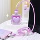 thumbnail image 2 of Funda protectora de Cable de carga transparente, corazón de amor con lindo cubierta suave, Corea, enchufe seguro de carga, USB, iPhone 18/20W, 2 of 4