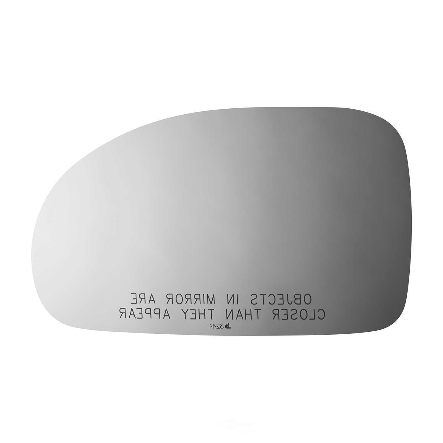 Burco Side View Mirror Replacement Glass - Clear Glass - 3244