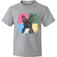 thumbnail image 3 of Inktastic Blue French Bull Dog Youth T-Shirt, 3 of 5