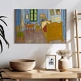 thumbnail image 3 of Elephant Stock Bedroom In Arles Wall Art - Horizontal Canvas Wall Art - Living Room Wall Decor - Architecture Canvas - Orange And Beige Decor By Vincent Van Gogh - 24" x 16", 3 of 8