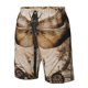 thumbnail image 4 of Balery Vintage Dragonfly Artwork Traje de Baño Estilo Hawaiano para Hombre, Shorts de Secado Rápido con Bolsillos-Large, 4 of 6