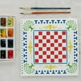 thumbnail image 7 of Family Game Board Stencil 11.8x11.8 inch Reusable Checkerboard Drawing Template Life Tree Chess Checkers Lined Gameboard Decoration Stencil for Painting on Wood Fabric Paper Furniture, 7 of 7